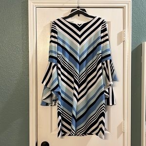 Sweet blue knee length dress. Size large.